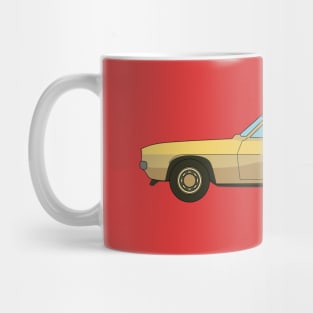 Chevy Camaro Illustration Tan Mug